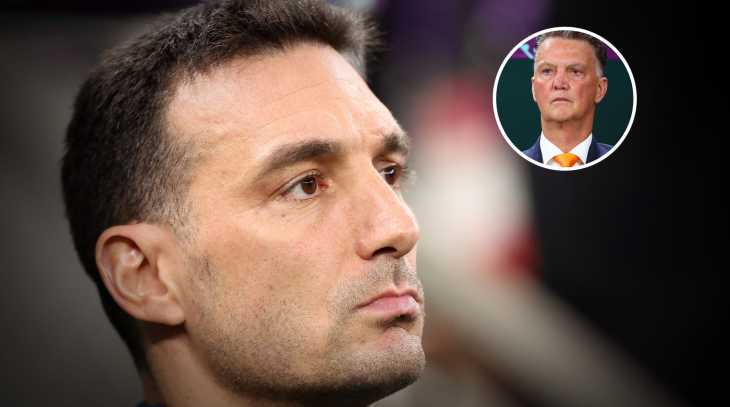 Scaloni y una chicana para Van Gaal: Demostramos...