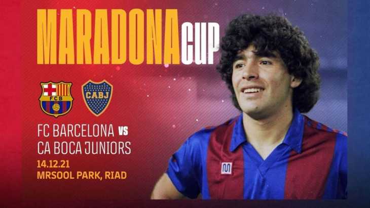 Se confirmó la Maradona Cup: Boca se enfrentará al Barcelona