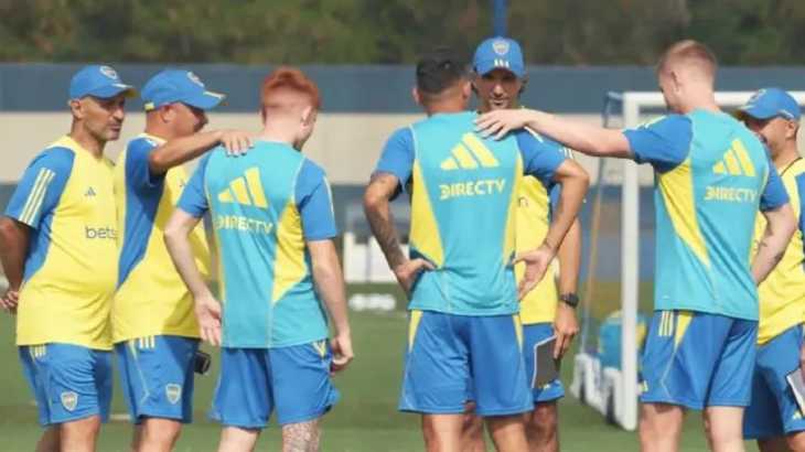 Se diferenció de Almirón: la primera frase de Diego Martínez al plantel de Boca