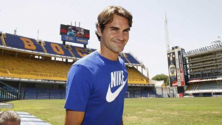 Se retira Roger Federer: el día que se comparó con Riquelme en Boca y visitó La Bombonera