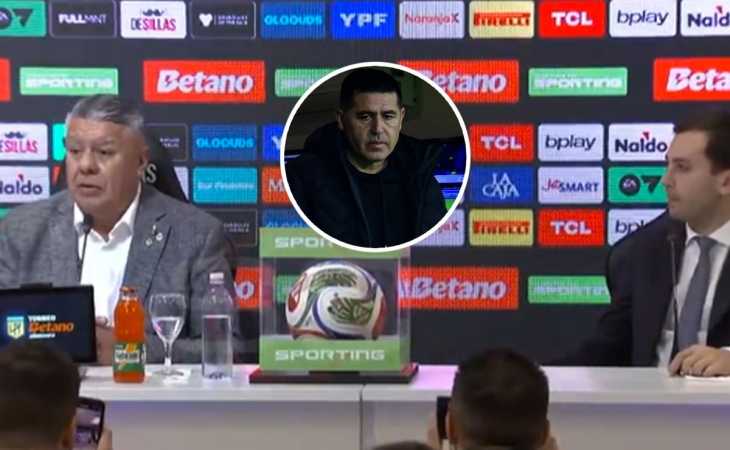Se supo: por qué Juan Román Riquelme no estuvo con Chiqui Tapia y Di Carlo en la conferencia previa al Boca-River