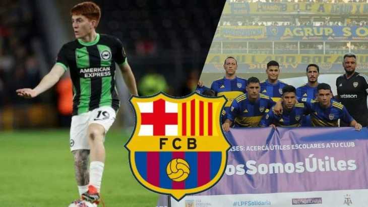 ¿Se va a Europa al igual que Barco? El Barcelona detrás de una joya de Boca