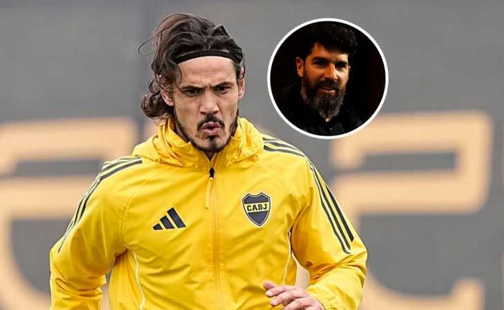 Sebastián Abreu reveló que Cavani sufre por su momento en Boca: “Es un león herido”