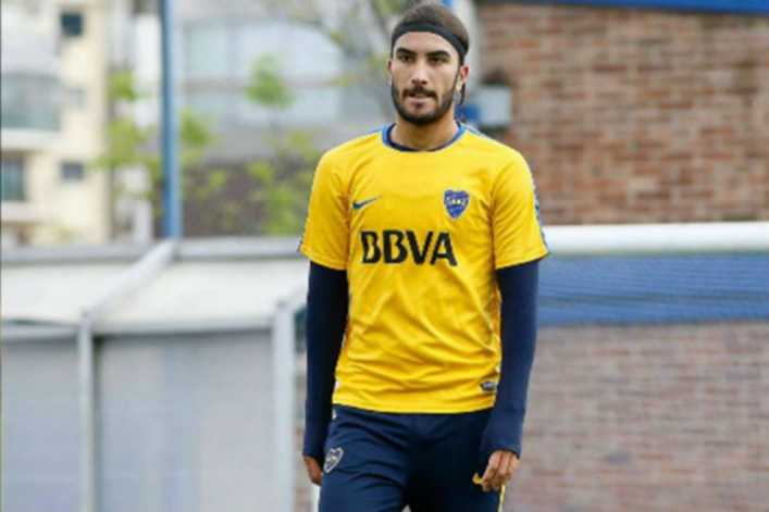 Sebastián Pérez volvió a entrenar con Boca Juniors