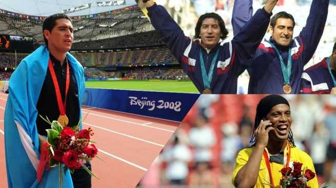 Simeone, Riquelme, Neymar y otros veteranos que jugaron Juegos Olímpicos