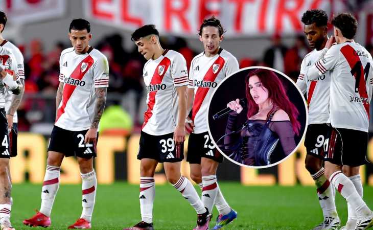 Son un meme: por culpa de Dua Lipa, el River de Gallardo tendrá que cambiar una costumbre justo antes de enfrentar a Boca