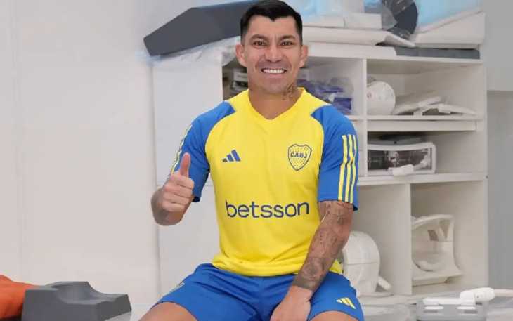 Sonríe Boca: Gary Medel fue habilitado para jugar y debutará ante Independiente del Valle