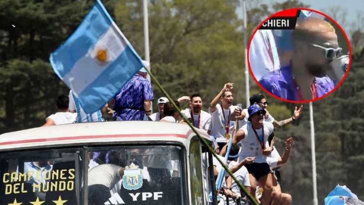 Sorprendió el Papu Gómez: el escudo de qué club tiene pintado en su vaso