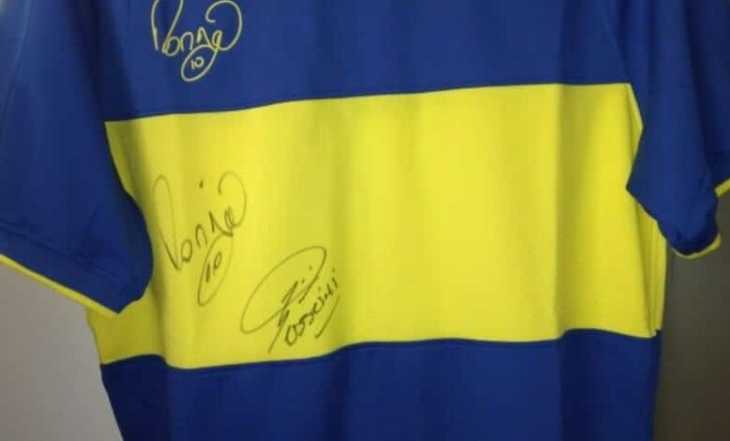 Sortean camiseta de Boca Juniors con firma de Riquelme