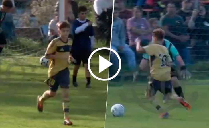 Su papá fue DT de Boca hace poco y ahora él la rompe en las inferiores xeneizes