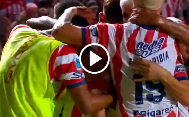 Sufre Boca: el gol de Palacios para el 1-0 de Unión en Santa Fe