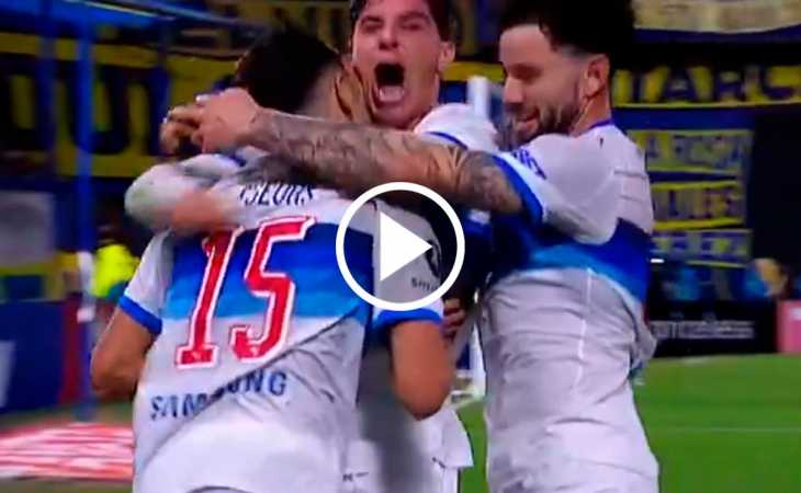 Sufre Boca: el golazo de Universidad Católica que lo complica en la Copa Libertadores