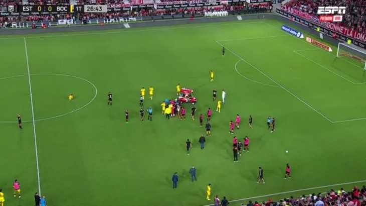 Suspendido el partido entre Boca y Estudiantes por la salud de Altamirano: cómo está el jugador del Pincha