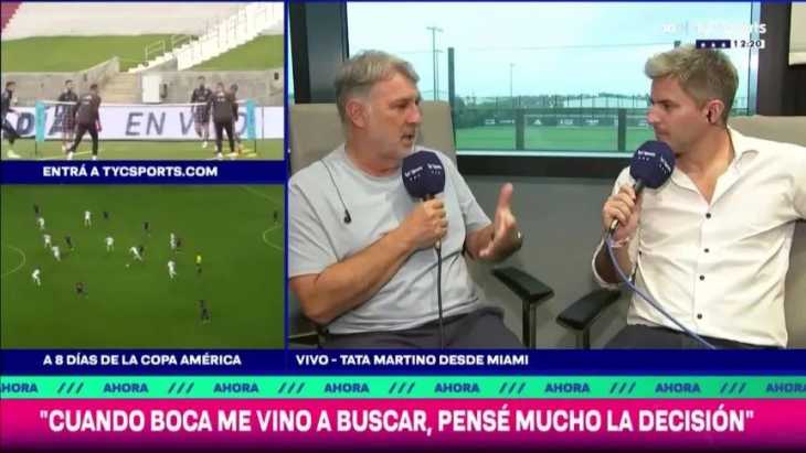 Tata Martino habló sobre la eliminación de Boca y la clasificación de River en las copas