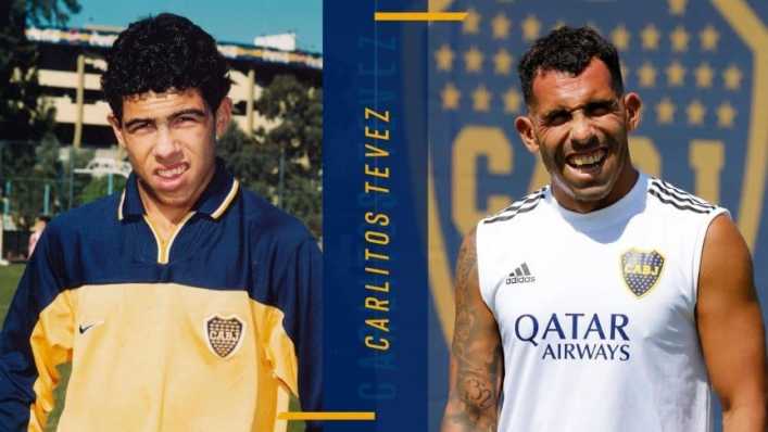 Tevez, con las costumbres de siempre