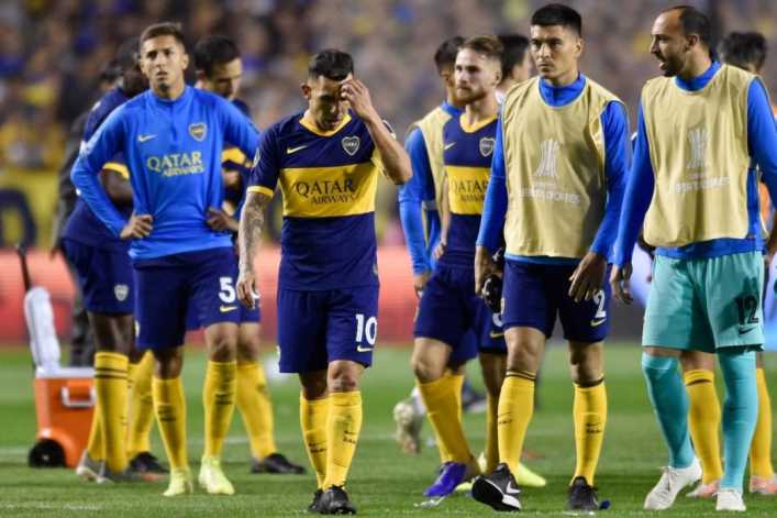 Tevez elogió a los hinchas de Boca después de la eliminación ante River