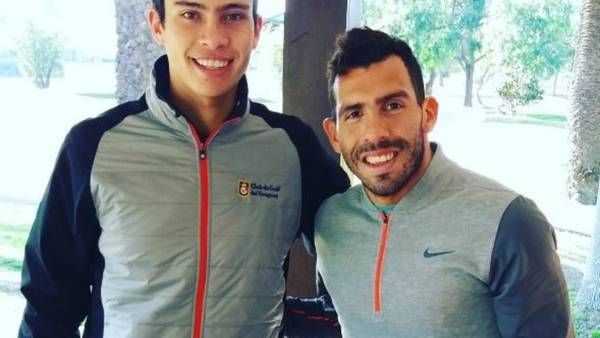 Tevez: licencia y golf en Montevideo