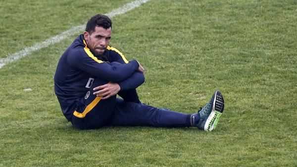 Tevez no logra recuperarse y es duda para el amistoso con Olimpia