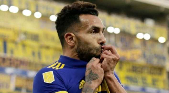 Tevez: rompió una racha e igualó a Román