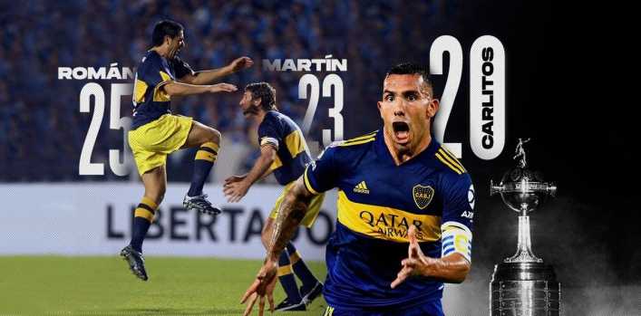 Tevez se metió en el podio con Palermo y Riquelme