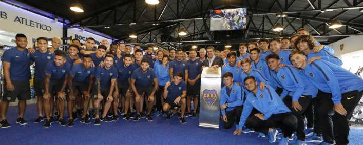 Tevez y una broma para Capaldo