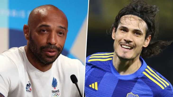 Thierry Henry sorprendió al destacar a Edinson Cavani en la previa del Francia vs. España