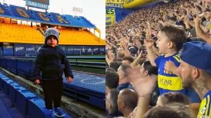 Tiene 2 años y es el hincha mas fanático de Boca: Riquelme lo está buscando