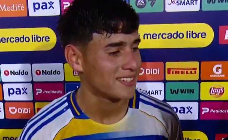 Tomás Aranda reveló qué consejos le dan los referentes de Boca: “Me dicen que…”