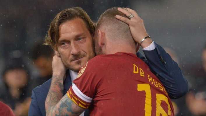 Totti reveló que viajará a la Argentina para encontrarse con De Rossi