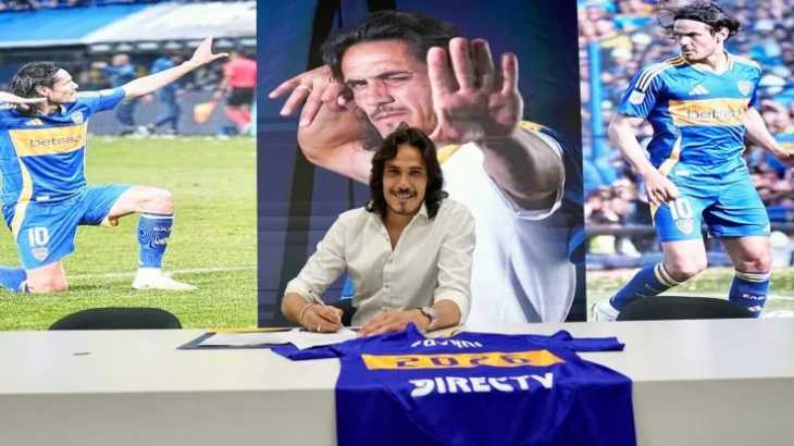 Tras renovar con Boca, Cavani le dedicó un posteo a las 3AM a los hinchas: Lo que puedo asegurar...