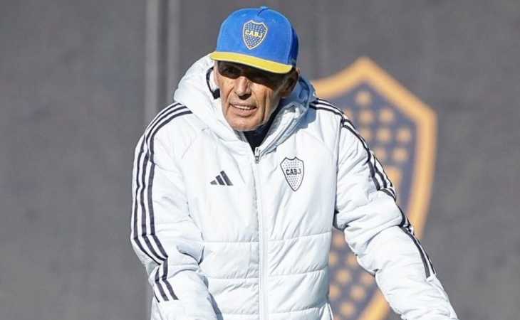 Tras ser hospitalizado el lunes, Miguel Russo apareció en Boca Predio