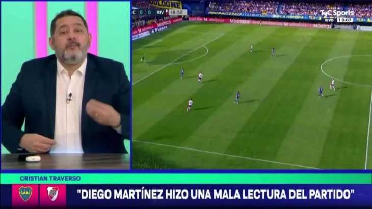 Traverso, duro con Diego Martínez: No tendrías que dirigir más