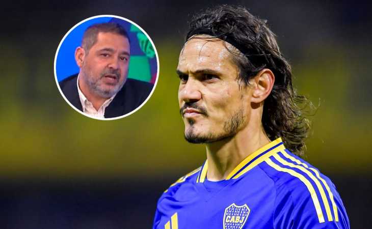 Traverso sorprendió con su postura sobre la titularidad de Edinson Cavani: “Se tiene que...”