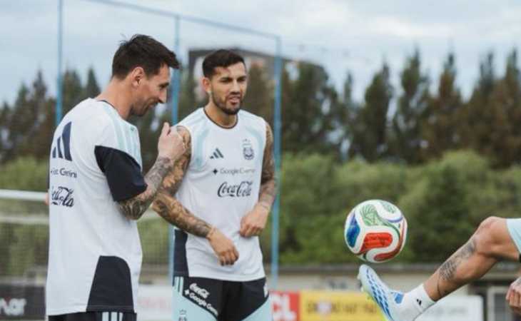 Tuvo rodaje: Paredes jugó un amistoso con la Selección Argentina tras no entrar con Mauritania