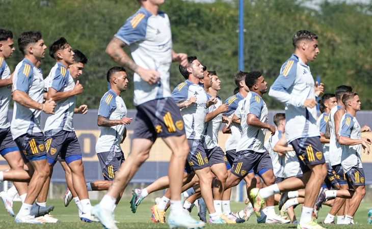 Úbeda, a cargo de la práctica: la buena noticia que recibió Boca en el último entrenamiento