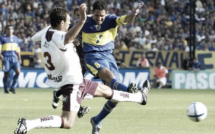 Último debut contra Lanús