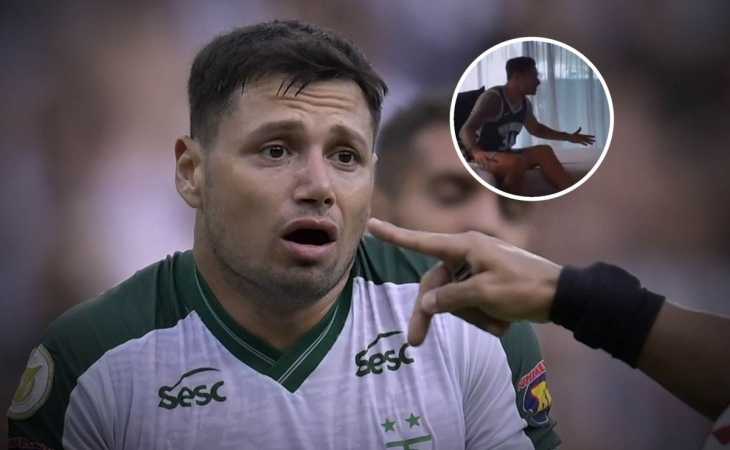 Un hincha más: así vivió Mauro Zárate el triunfo de Boca ante River desde su casa