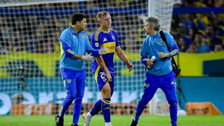 ¿Un nuevo lesionado en Boca? El motivo por el que Gago sacó a Barinaga