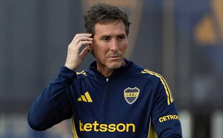 ¿Un nuevo titular? Claudio Úbeda hizo un cambio en la práctica de Boca que da pistas a futuro