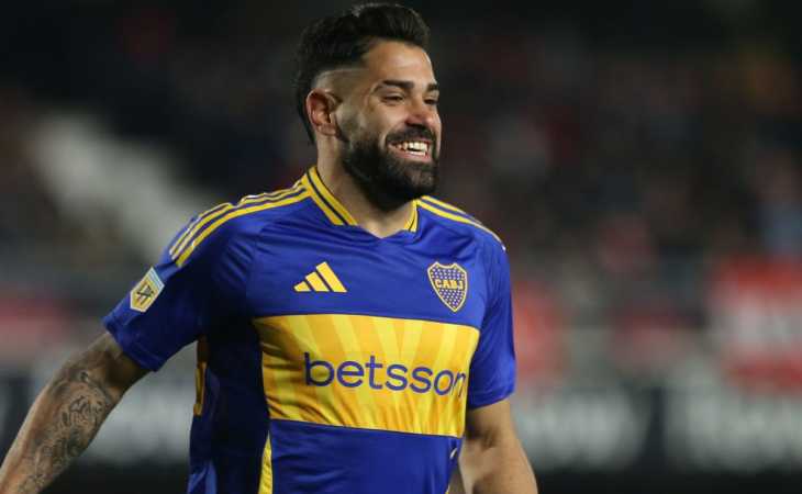 Una buena para Russo: Milton Giménez entrenó a la par del grupo en Boca