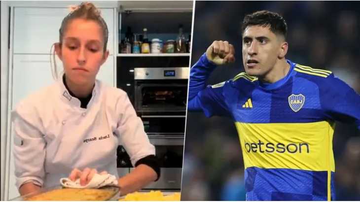 Una chef viral en Tiktok mostró qué le cocina a Miguel Merentiel, delantero de Boca