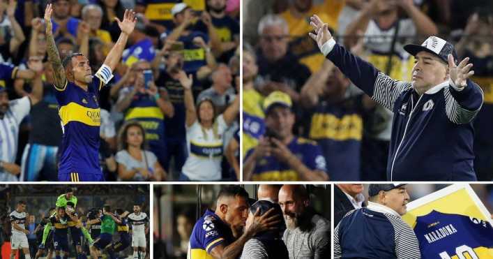 VIDEO: A un año de Maradona en el Templo y el título sobre River