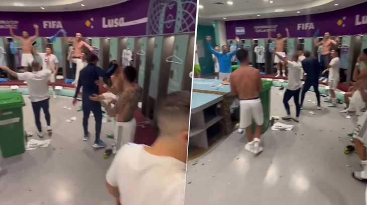 VIDEO: Así festejaron los jugadores en el vestuario tras la clasificación a la final del Mundial