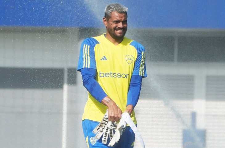 VIDEO: Así trabaja Chiquito Romero con Boca de cara al arranque de la temporada