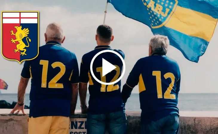 VIDEO: Con dedicatoria para Boca, Genoa presentó su nueva camiseta: De Zeneize a Xeneize