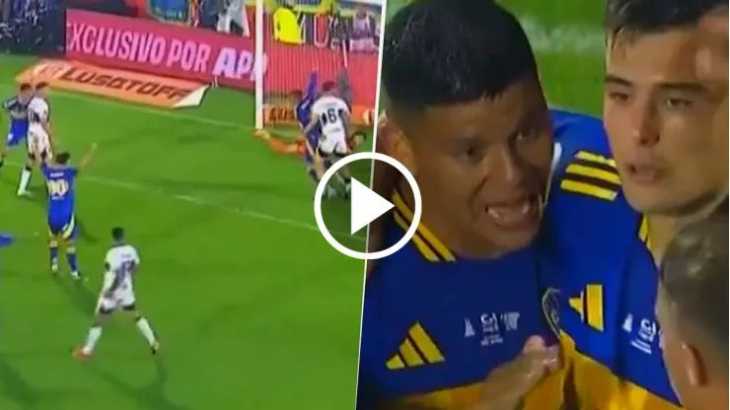 VIDEO: El gol de Anselmino para el 1-0 de Boca contra Gimnasia por Copa Argentina