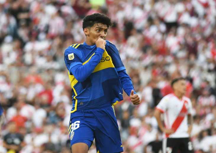 VIDEO: El gol de Cristian Medina para el empate de Boca contra River