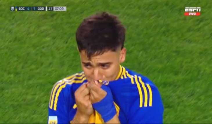 VIDEO: El gol del Changuito Zeballos y su emoción en el triunfo de Boca