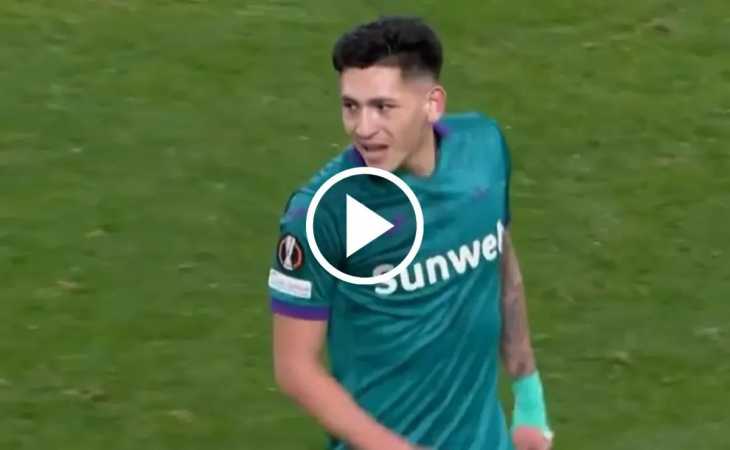 VIDEO: El golazo de Luis Vázquez a lo Messi en la Europa League