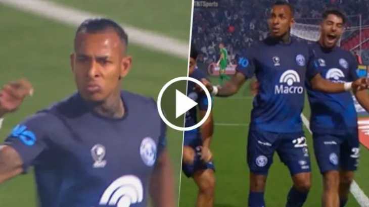 VIDEO: El golazo de Sebastián Villa ante River, con baile incluido